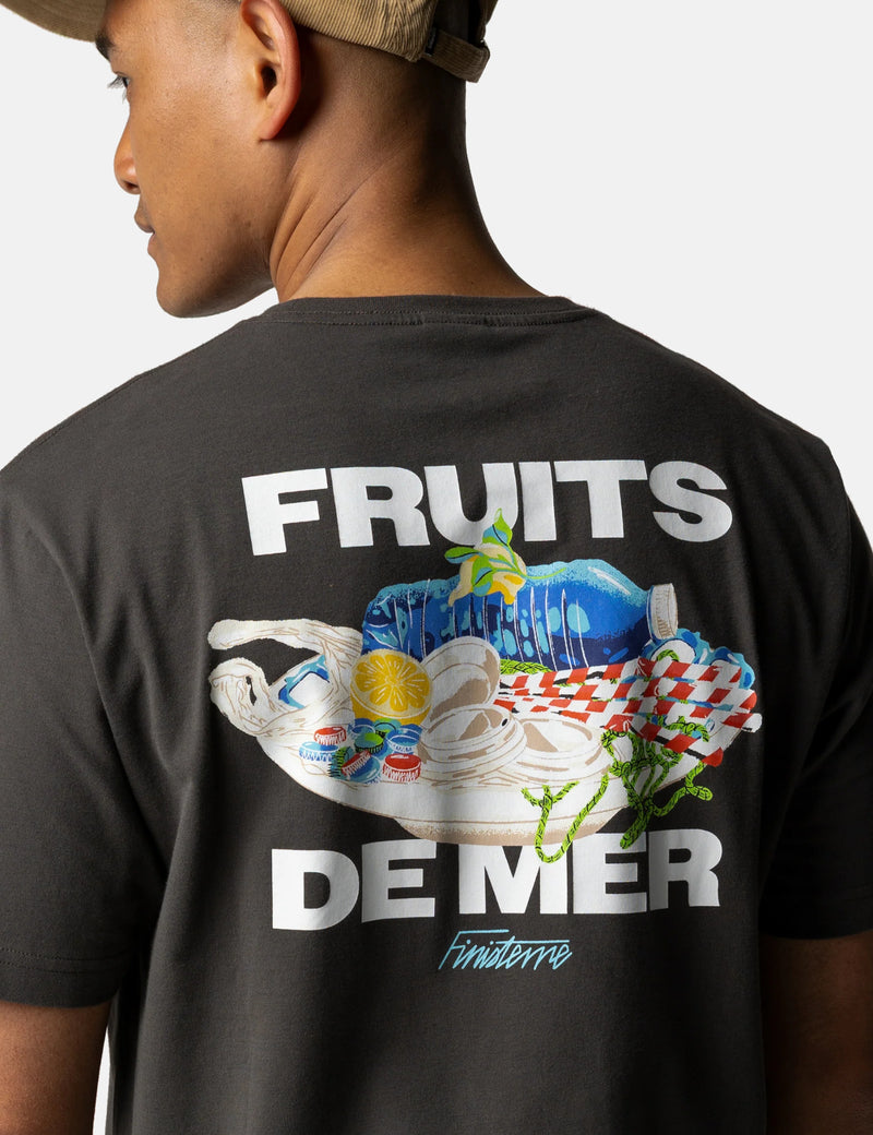 Finisterre Fruits De Mer T-Shirt - Raven Black