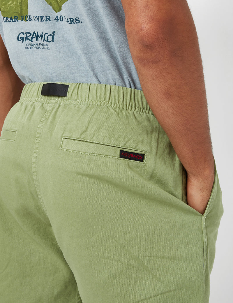 Gramicci G-Shorts (Organic Twill) - Smoky Mint Green