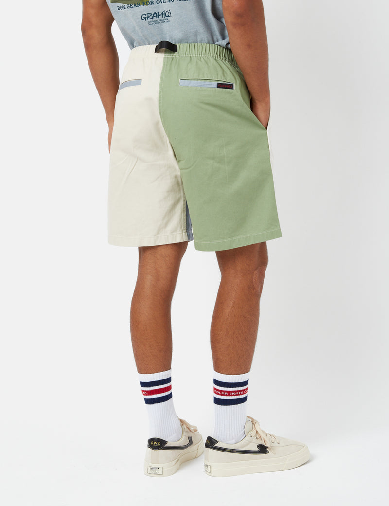 Gramicci G-Shorts (Organic Twill) - Crazy Lime Green/Blue