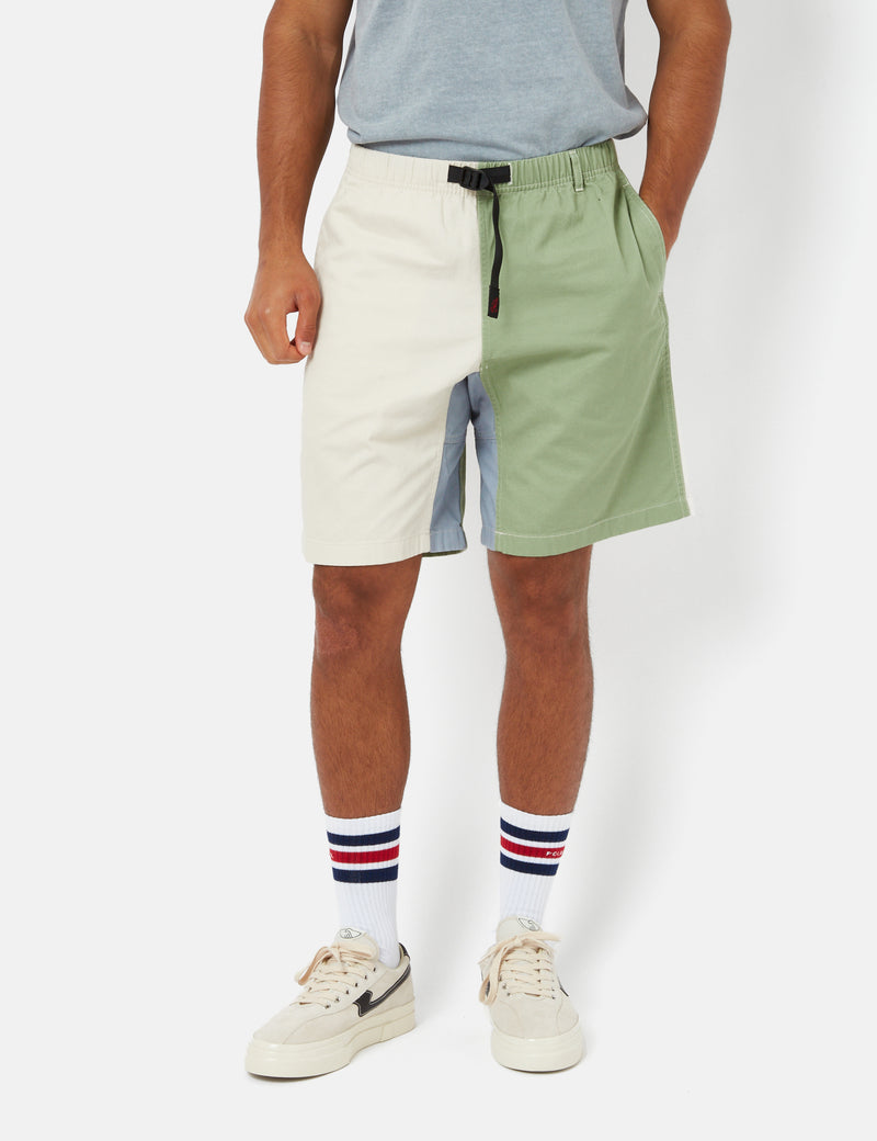 Gramicci G-Shorts (Organic Twill) - Crazy Lime Green/Blue