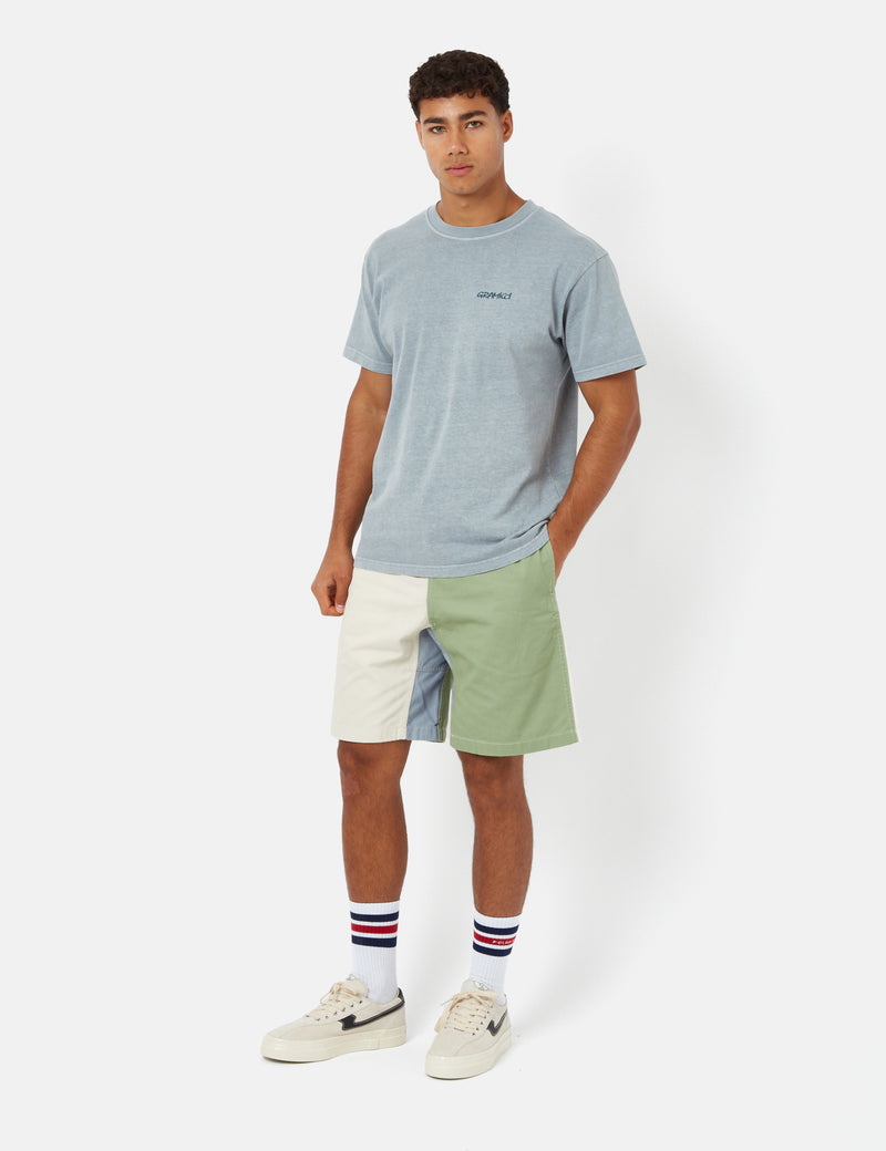 Gramicci G-Shorts (Organic Twill) - Crazy Lime Green/Blue