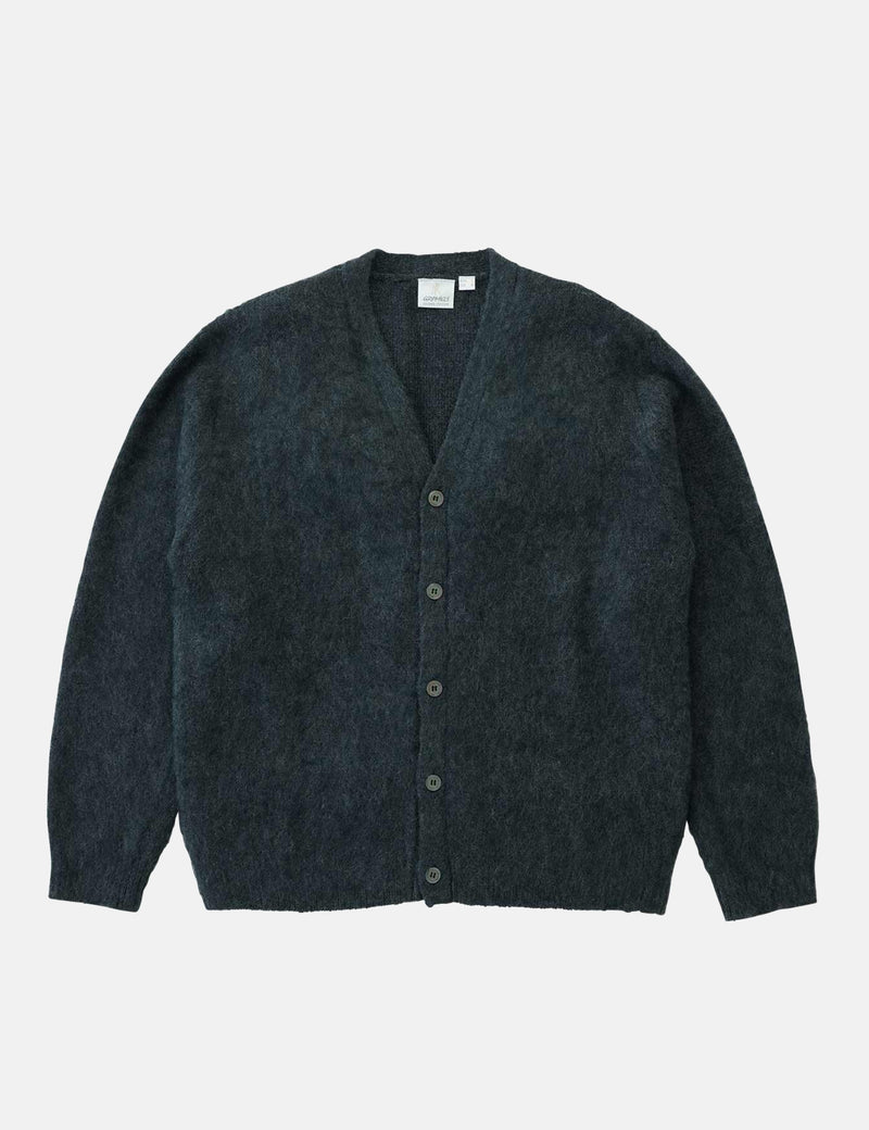 Gramicci Mohair Cardigan - Charcoal Grey