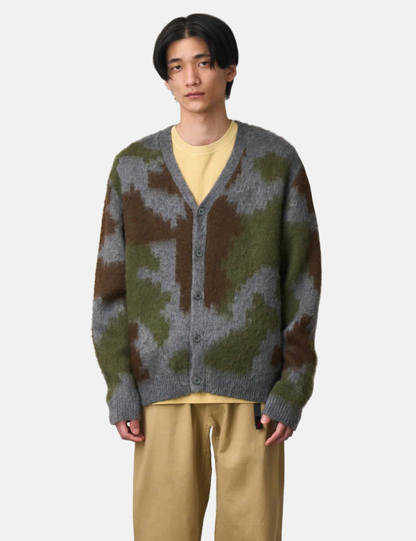 Gramicci Mohair Cardigan - Jungle Digi Camo