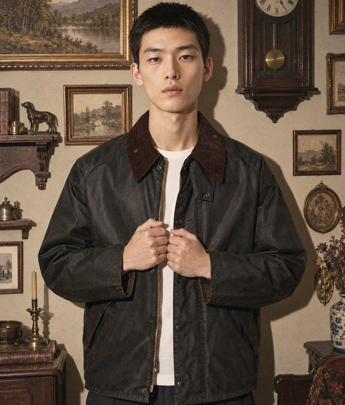 Barbour Transport Jakct Olive