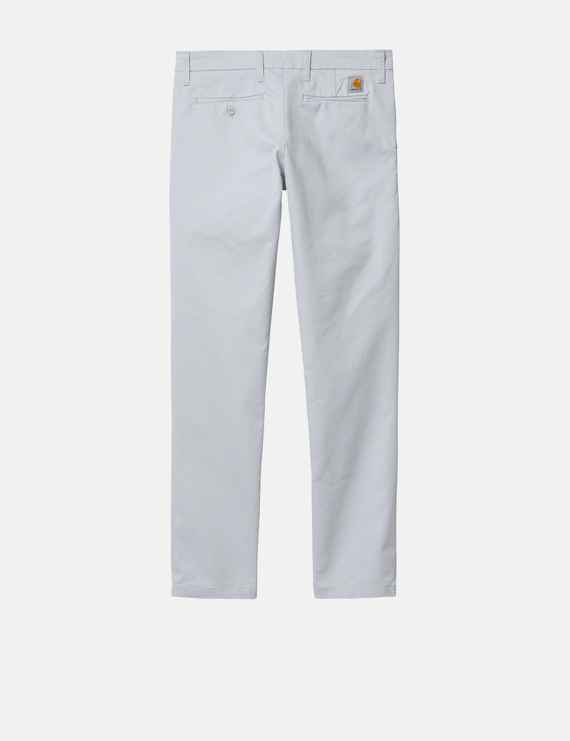 Carhartt-WIP Sid Pant Chino Trousers - Sonic Silver Grey
