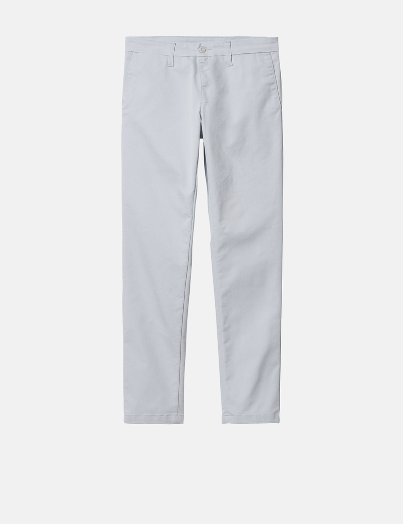 Carhartt-WIP Sid Pant Chino Trousers - Sonic Silver Grey