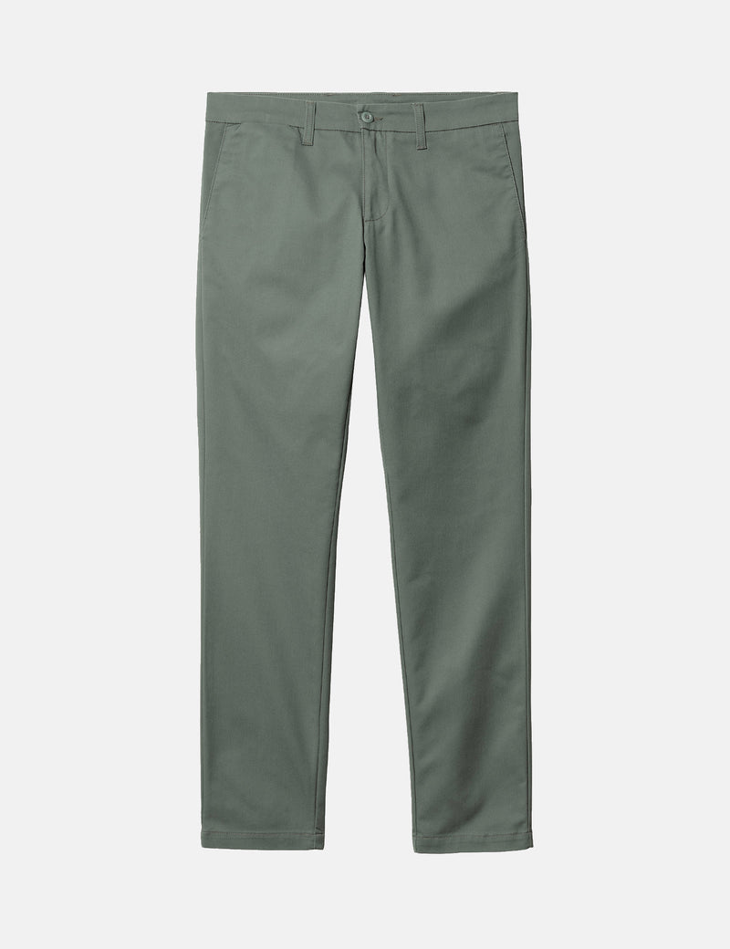 Carhartt-WIP Sid Pant Chino Trousers - Park Green Rinsed