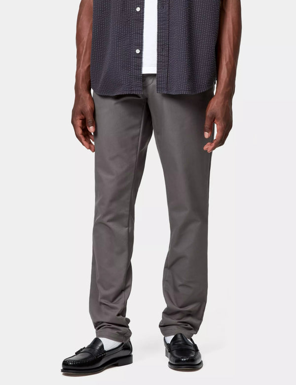 Carhartt WIP Sid Pant Chino (Slim) - Grey Porphyry Rinsed
