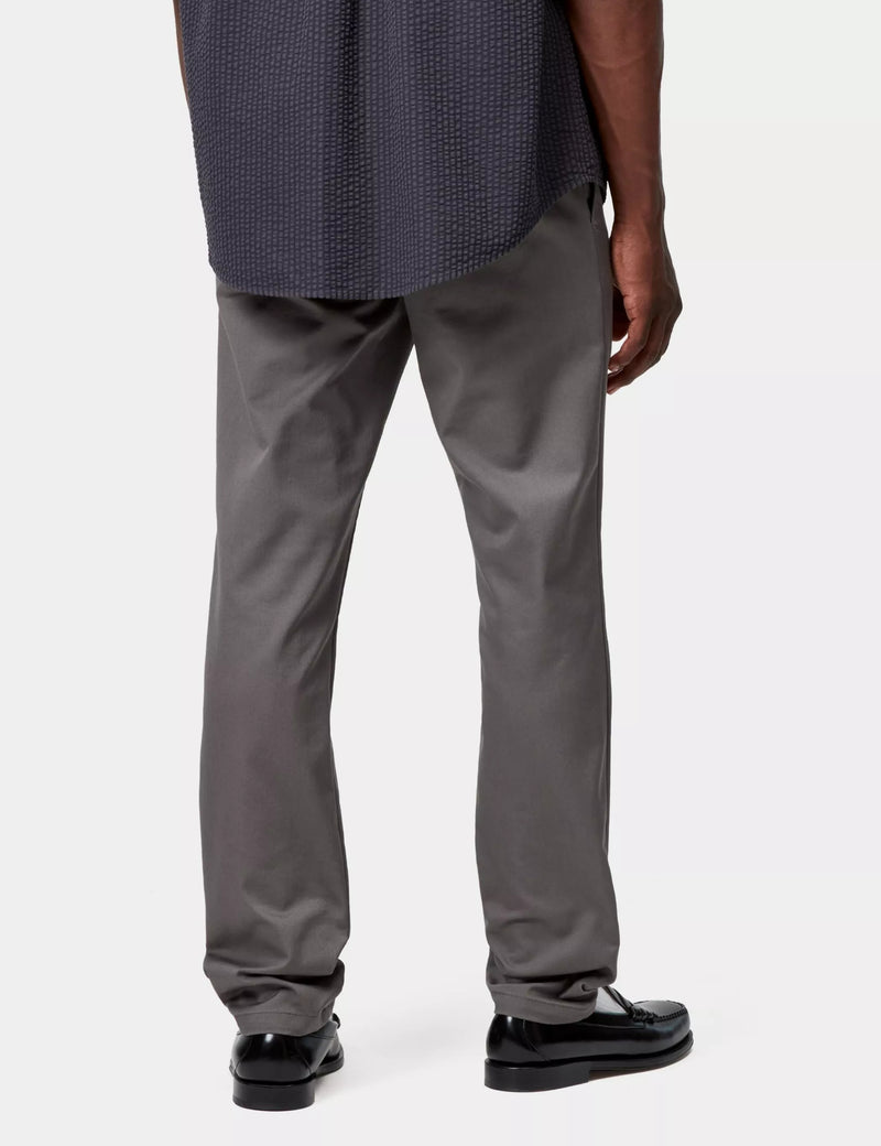 Carhartt WIP Sid Pant Chino (Slim) - Grey Porphyry Rinsed