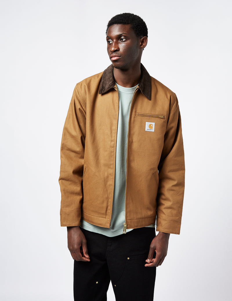 Carhartt-WIP Detroit Jacket (Insulated) - Hamilton Brown/Tobacco