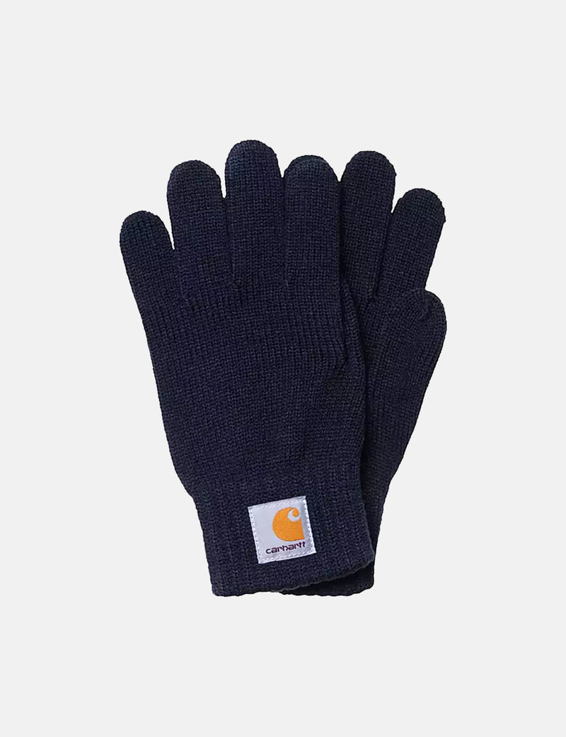 Carhartt-WIP Watch Gloves - Dark Navy Blue