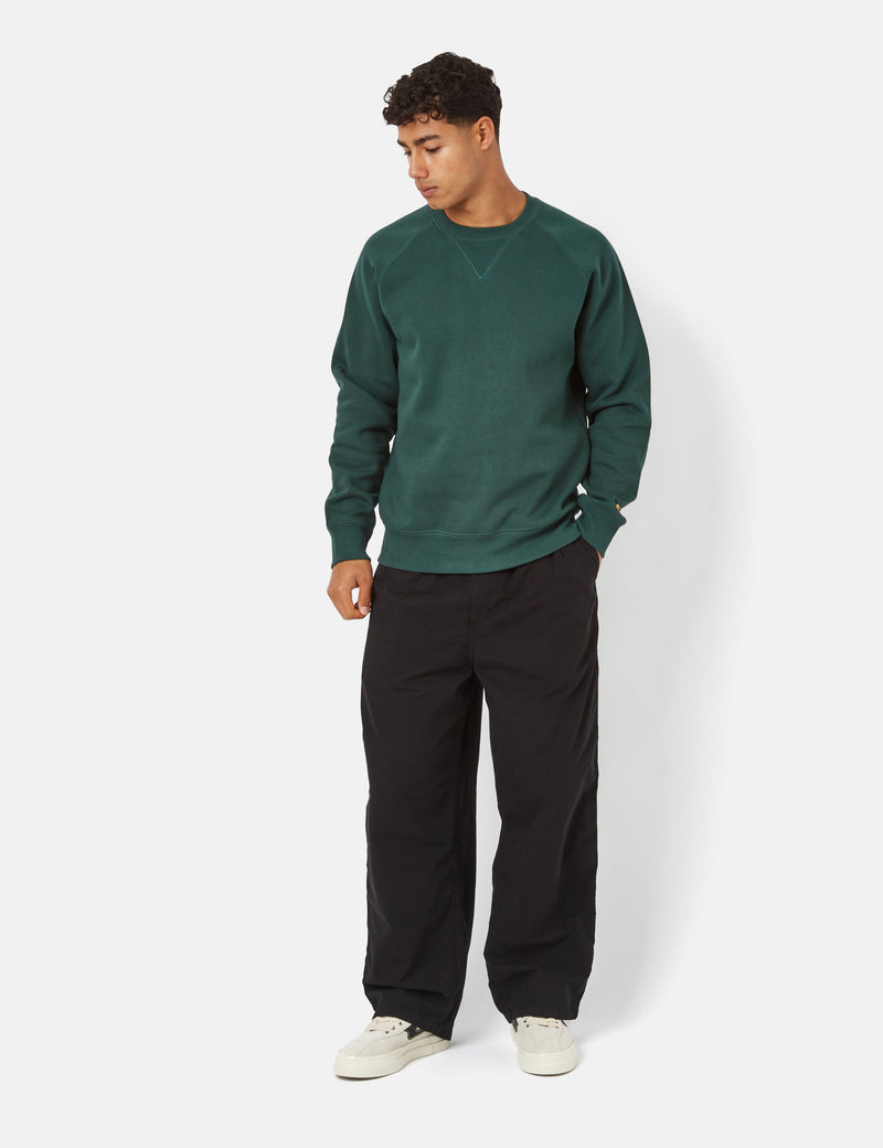 Carhartt-WIP Chase Sweatshirt - Discovery Green