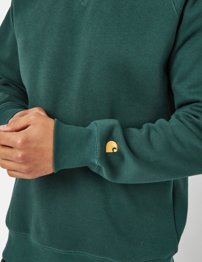 Carhartt-WIP Chase Sweatshirt - Discovery Green