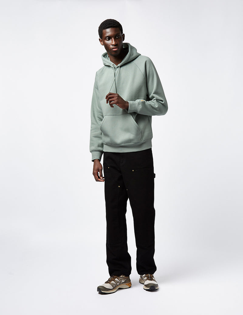 Carhartt-WIP Chase Hooded Sweatshirt - Glassy Teal