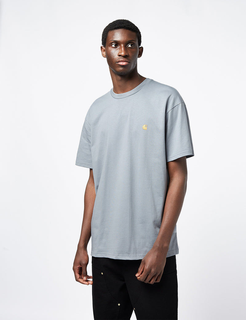 Carhartt-WIP Chase T-Shirt (Loose) - Mirror Grey