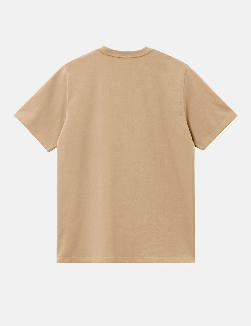 Carhartt-WIP Chase T-Shirt (Loose) - Sable Khaki/Gold