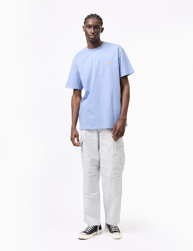 Carhartt WIP Chase T-Shirt - Charm Blue