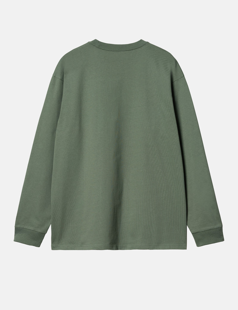 Carhartt WIP Long Sleeve Chase T-Shirt - Duck Green