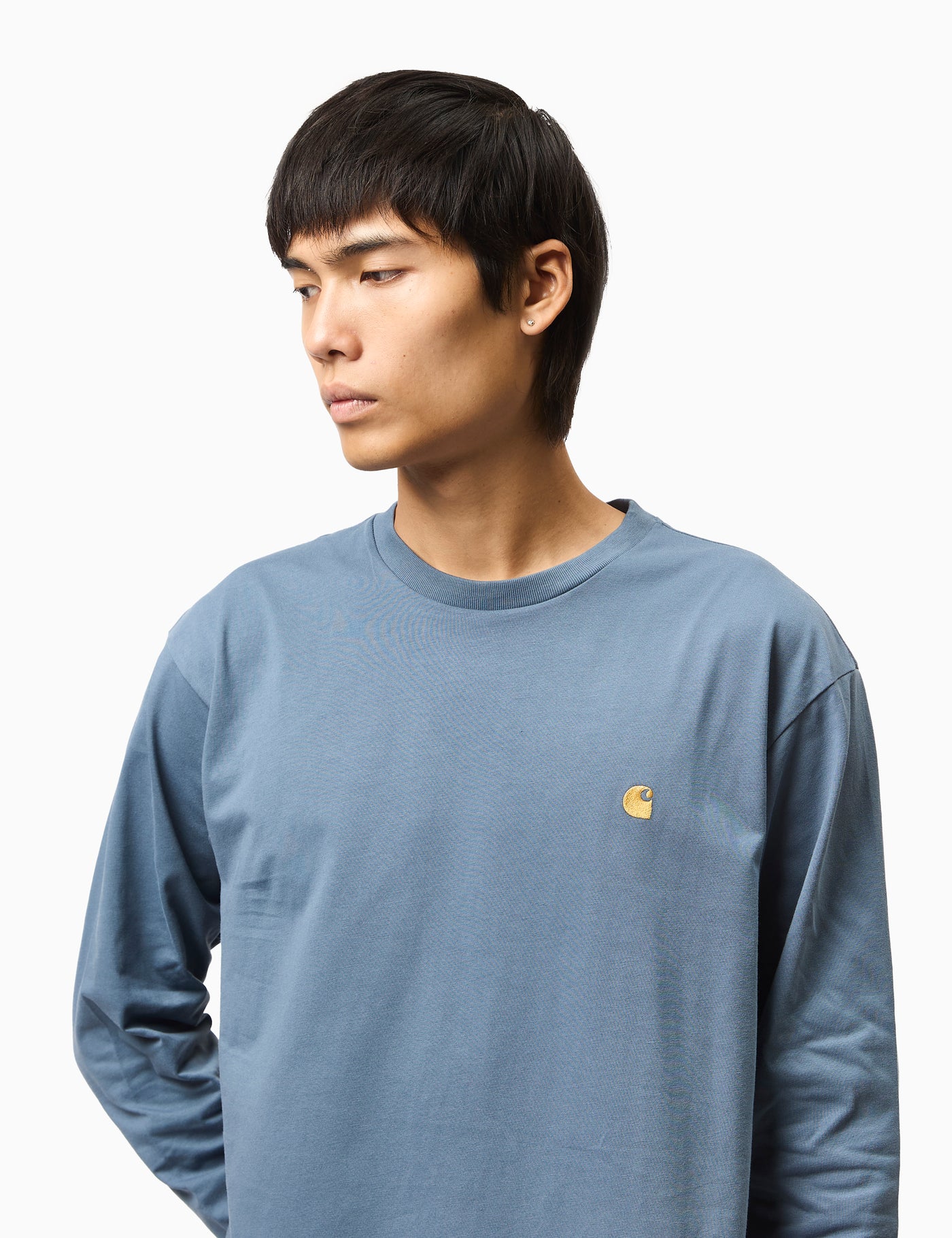 Carhartt WIP Chase Long Sleeve T-Shirt (Loose) Positano
