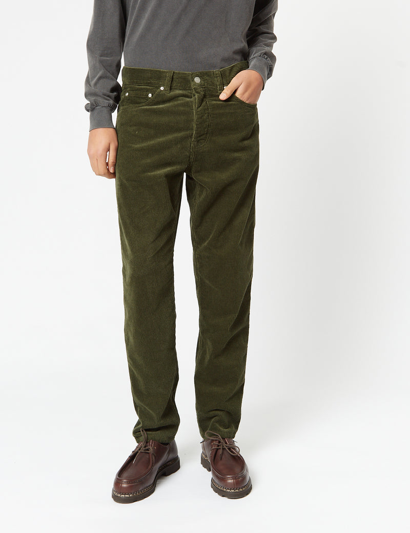Carhartt-WIP Newel Cord Pant (Relaxed) - Plant Green