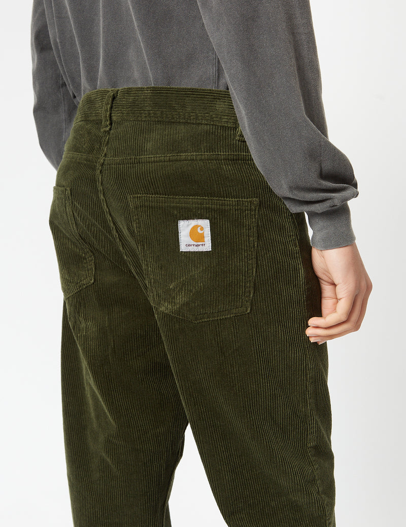 Carhartt-WIP Newel Cord Pant (Relaxed) - Plant Green