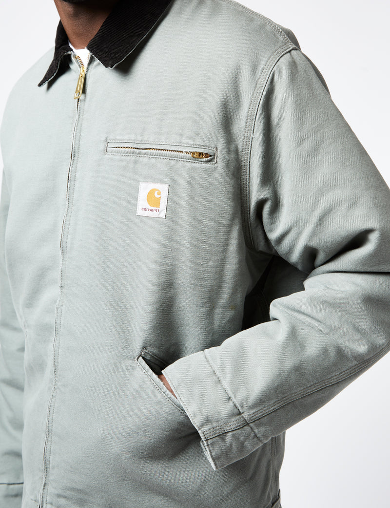 Carhartt-WIP OG Detroit Jacket (Organic) - Smoke Green