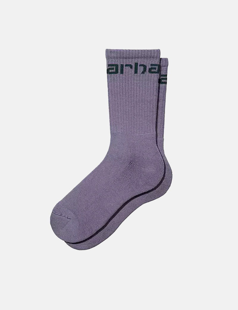 Carhartt-WIP Carhartt Socks - Glassy Purple/Discovery Green