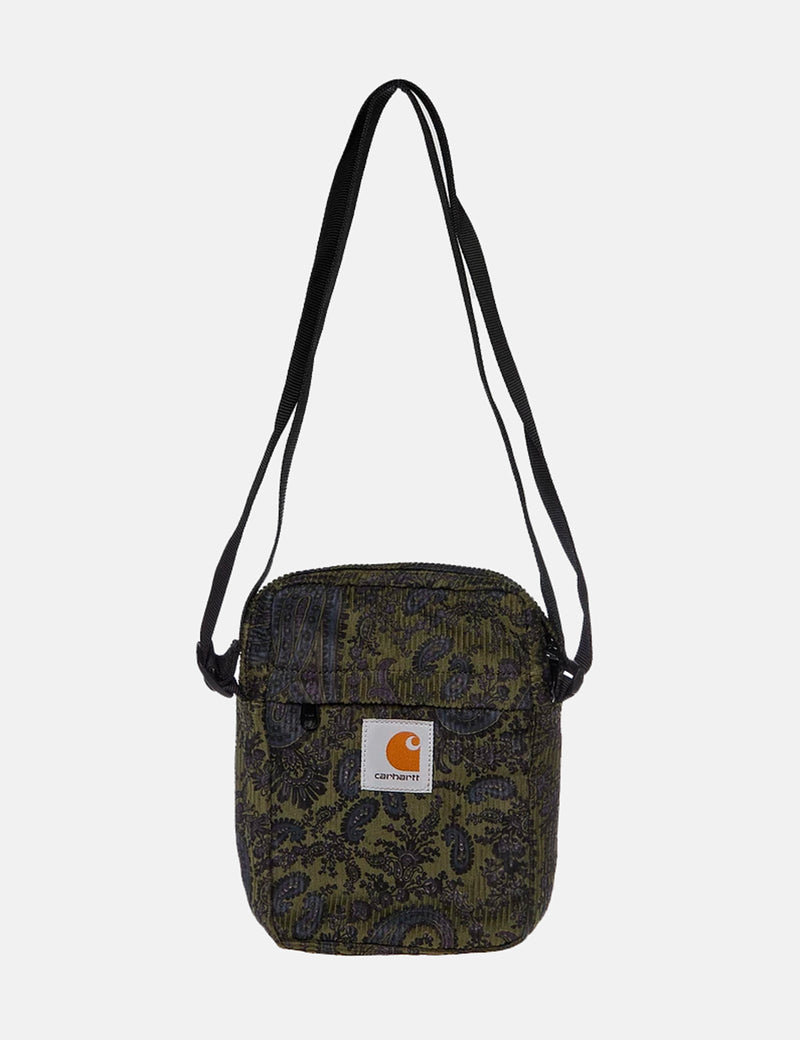 Carhartt-WIP Flint Shoulder Bag (Paisley Print) - Plant Green