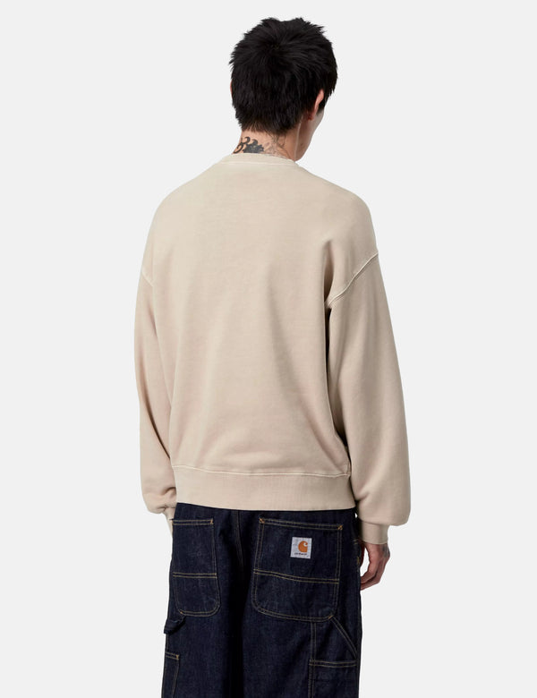 Carhartt WIP Vista Sweatshirt - Fleur De Sel Garment Dyed