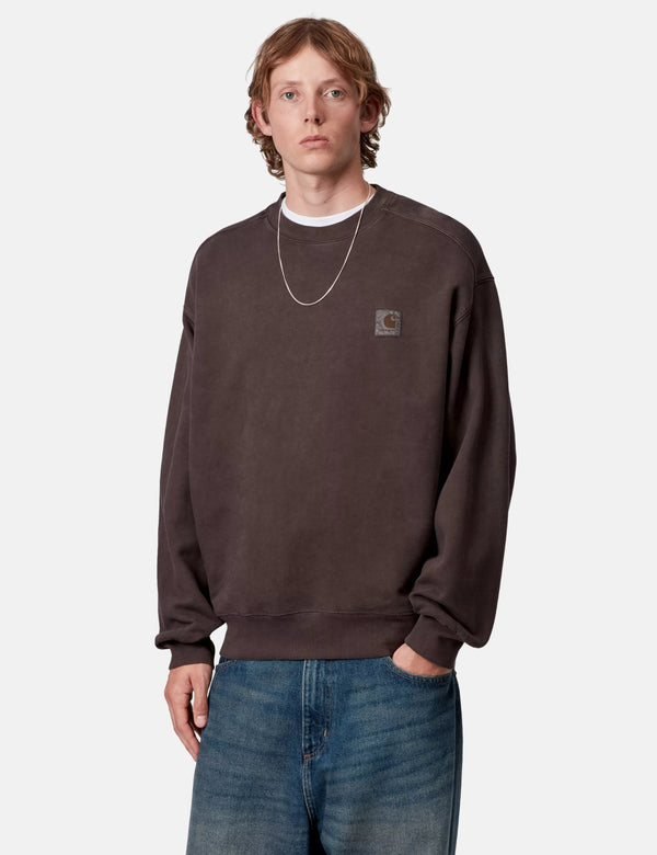 Carhartt WIP Vista Sweatshirt - Palisander Garment Dyed