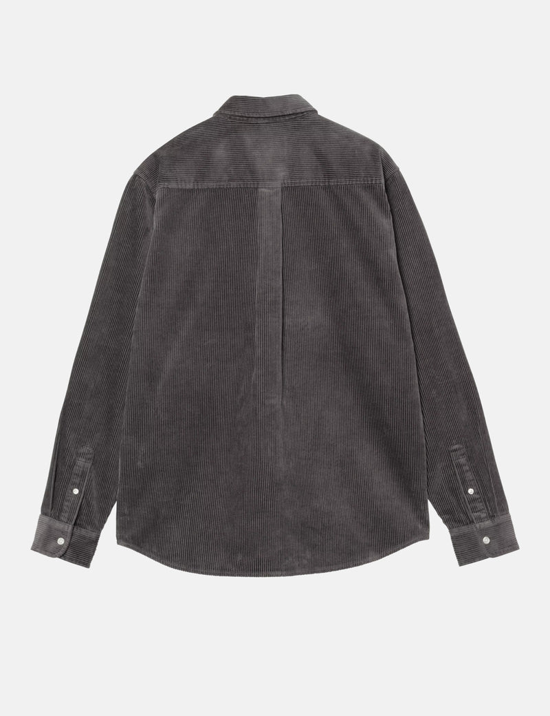 Carhartt WIP Madison Cord Shirt - Graphite/Graphite