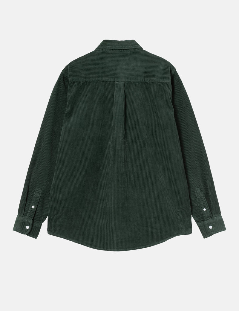 Carhartt WIP Madison Cord Shirt - Sycamore Tree Green