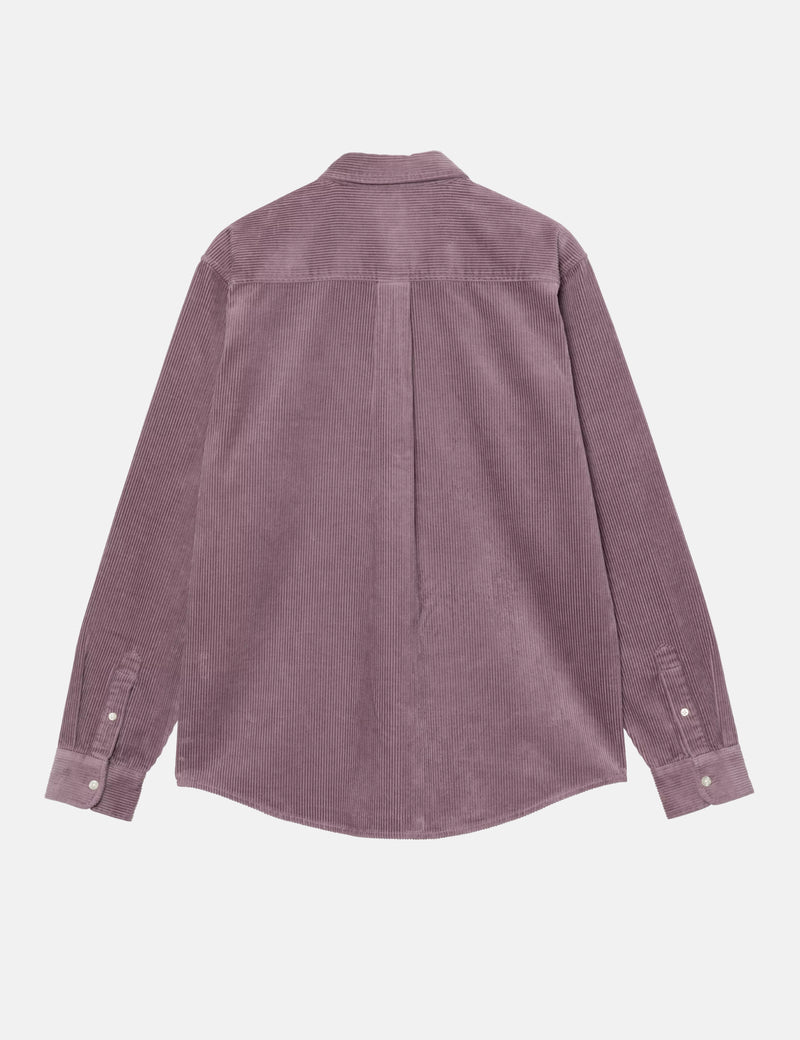 Carhartt WIP Madison Cord Shirt - Phlox Purple