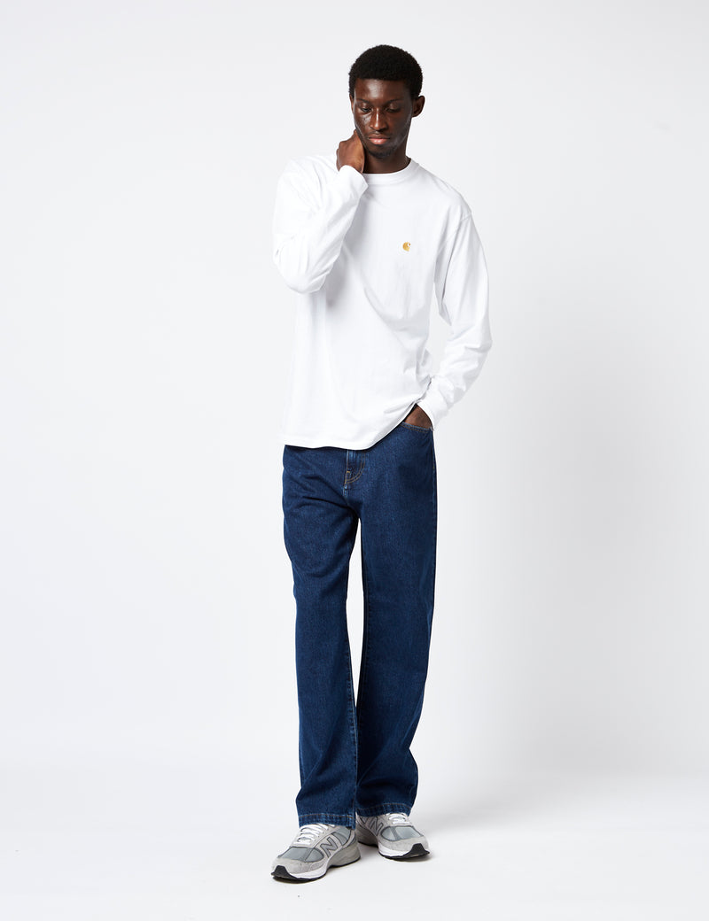 Carhartt WIP Landon Pant (Loose Tapered) - Blue Stone Washed