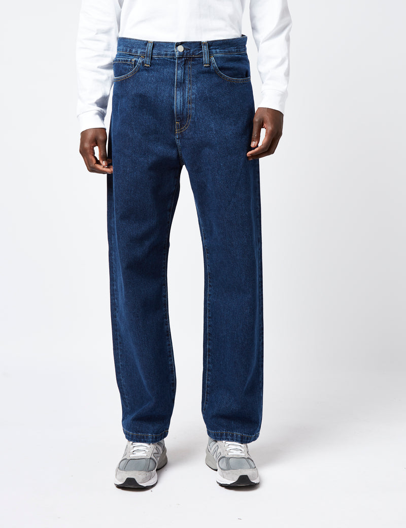 Carhartt WIP landon loose tapered fit jeans in blue wash