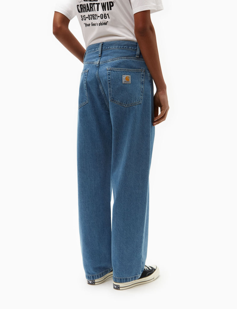 Carhartt-WIP Landon Pant - Blue Heavy Stone Wash | Urban