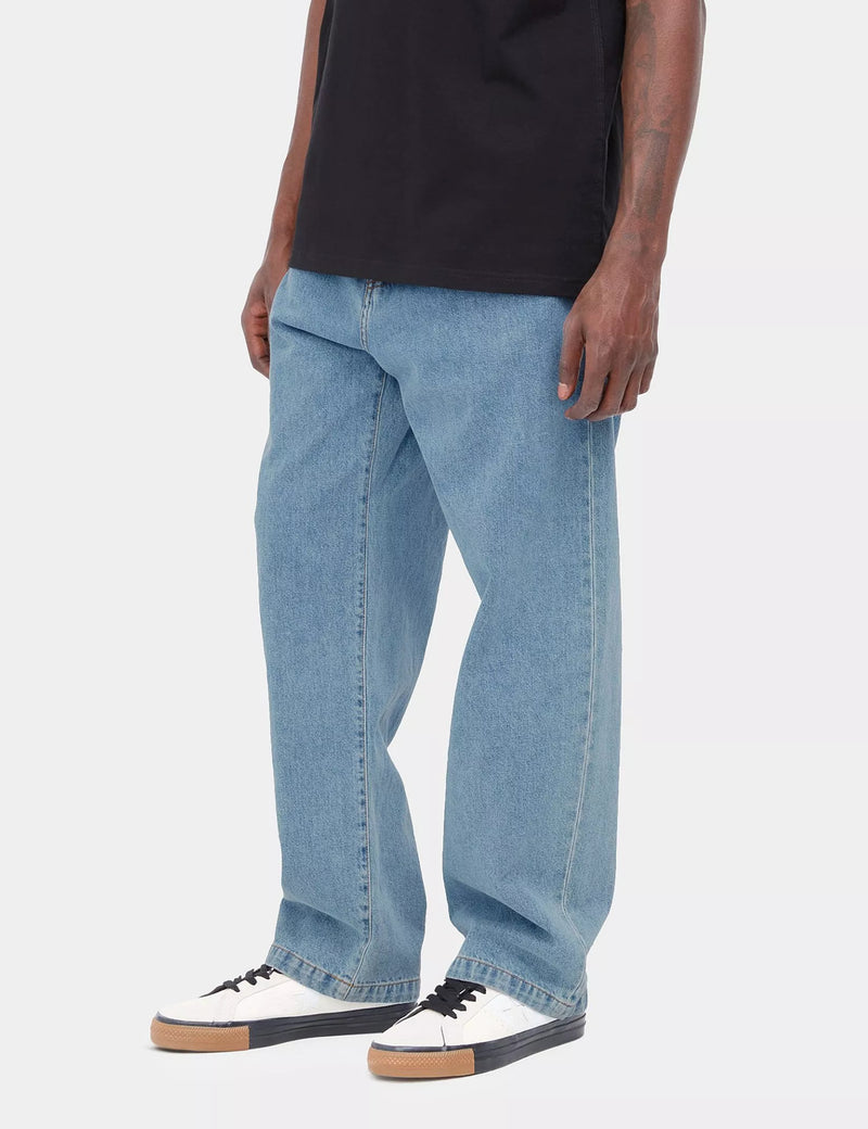 Carhartt-WIP Landon Pant - Blue Heavy Stone Wash | Urban