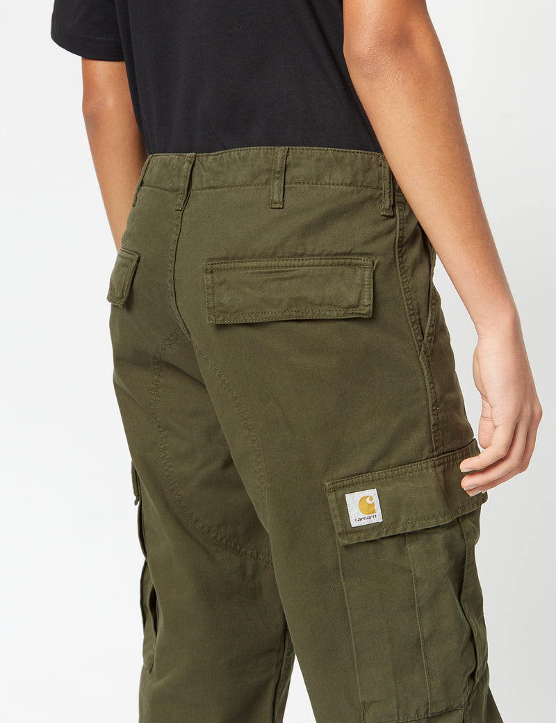 Carhartt WIP Regular Cargo Pant - Moraga Twill  Dollar Green – Page  Regular Cargo Pant - Garment Dyed Twill – Carhartt WIP USA