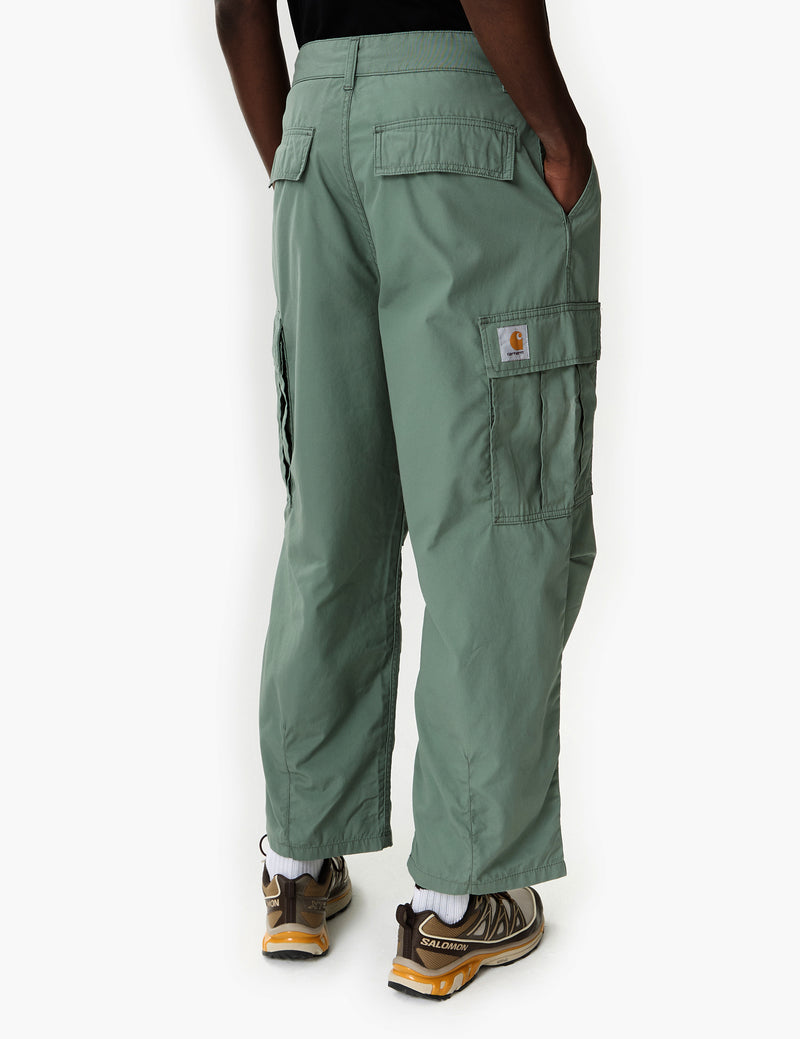 Carhartt-WIP Cole Cargo Pant Park Green Rinsed Urban Excess