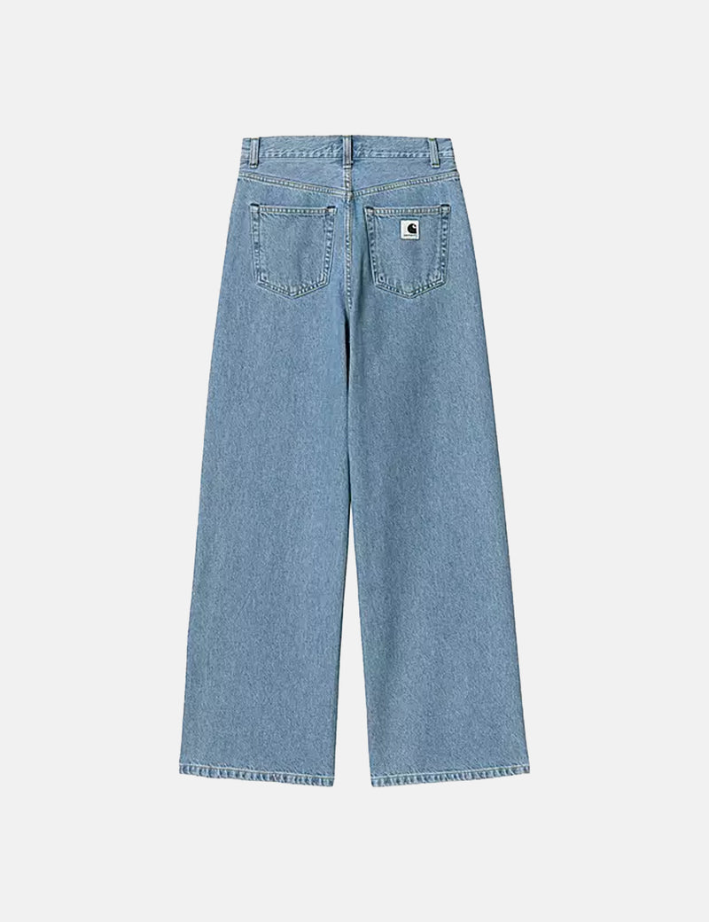 Carhartt-WIP Womens Jane Pant (Loose) - Heavy Stone Wash Blue