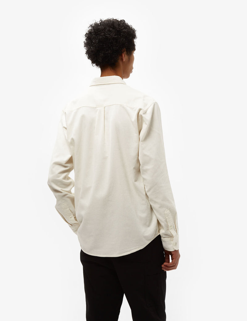 Carhartt-WIP Madison Fine Cord Shirt (Regular) - Wax/Black