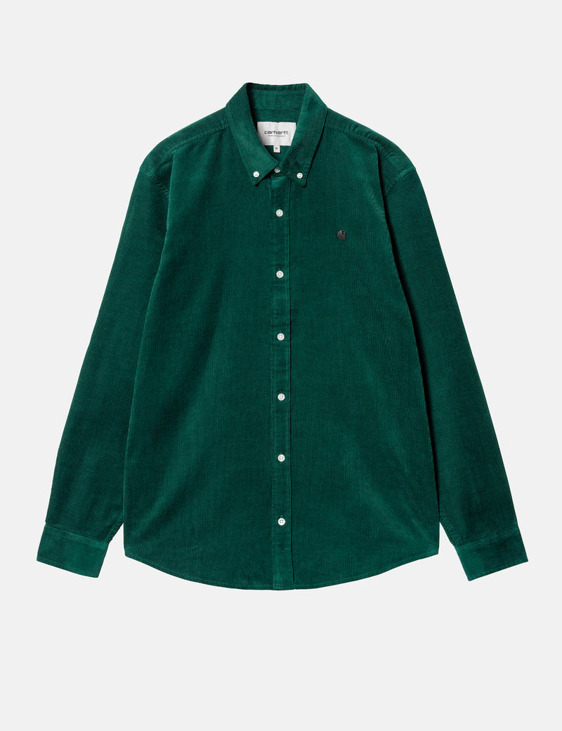 Carhartt-WIP Madison Fine Cord Shirt - Chervil Green