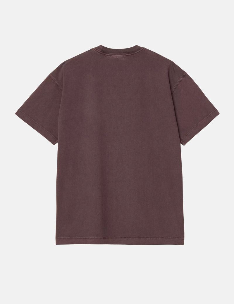 Carhartt WIP Vista T-Shirt - Palisander Garment Dyed