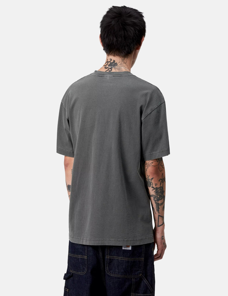 Carhartt WIP Vista T-Shirt - Black Garment Dyed