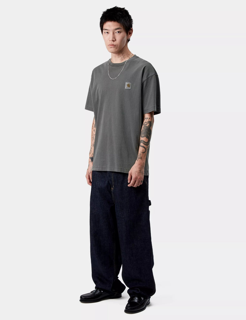 Carhartt WIP Vista T-Shirt - Black Garment Dyed