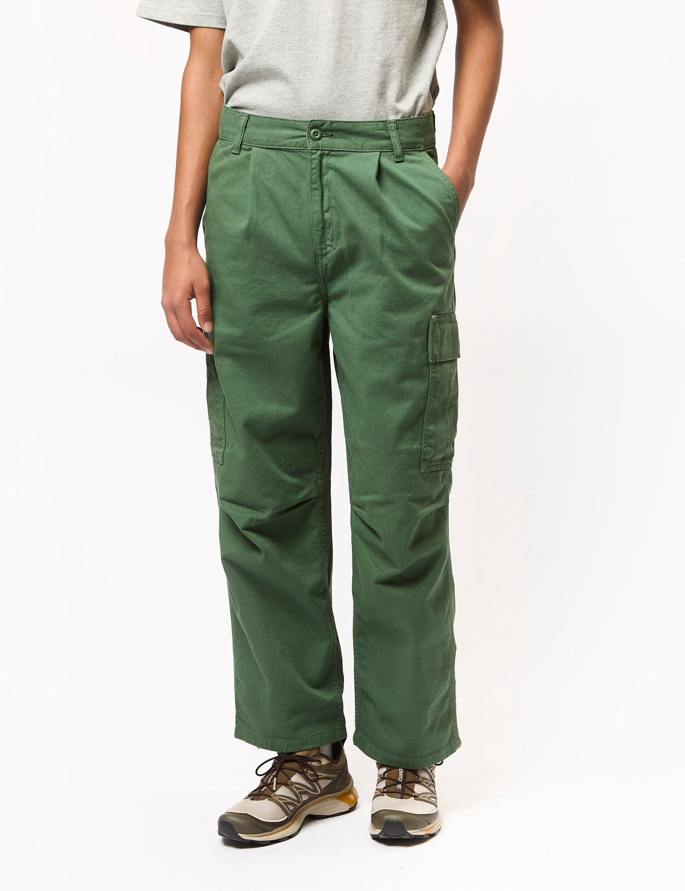 Carhartt Cole Cargo Pant オリーブグリーン Carhartt Wip Cole cargo pants - Duck Green garment dyed