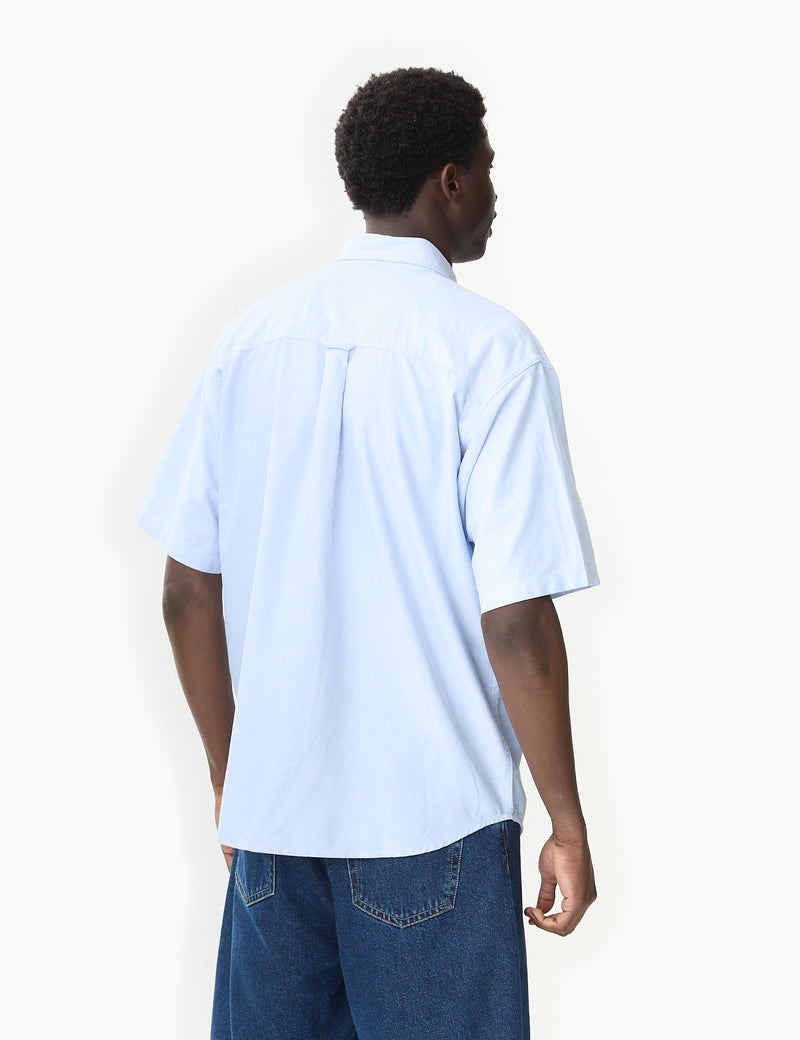 Carhartt-WIP Braxton Shirt - Bleach Blue/Wax