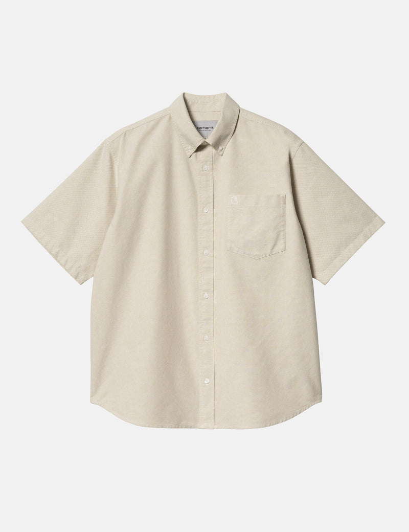 Carhartt-WIP Braxton Shirt - Agate Khaki/Wax