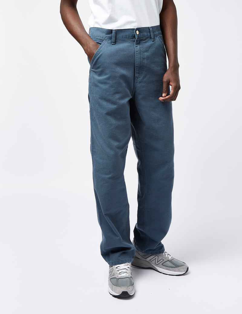 Carhartt-WIP Single Knee Pant (Organic) - Ore Blue