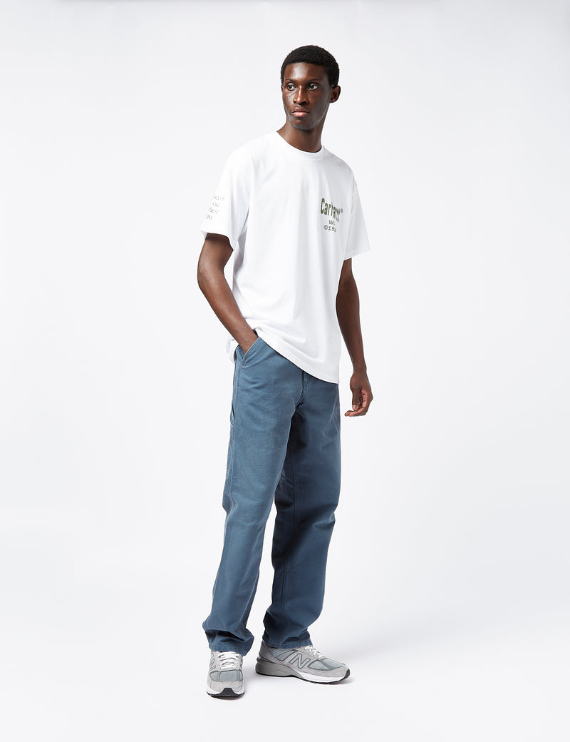 Carhartt-WIP Single Knee Pant (Organic) - Ore Blue